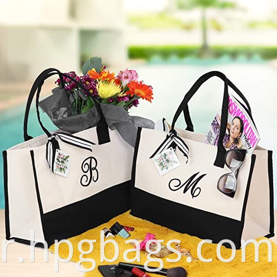 Personalized Gift Monogram Tote Bag